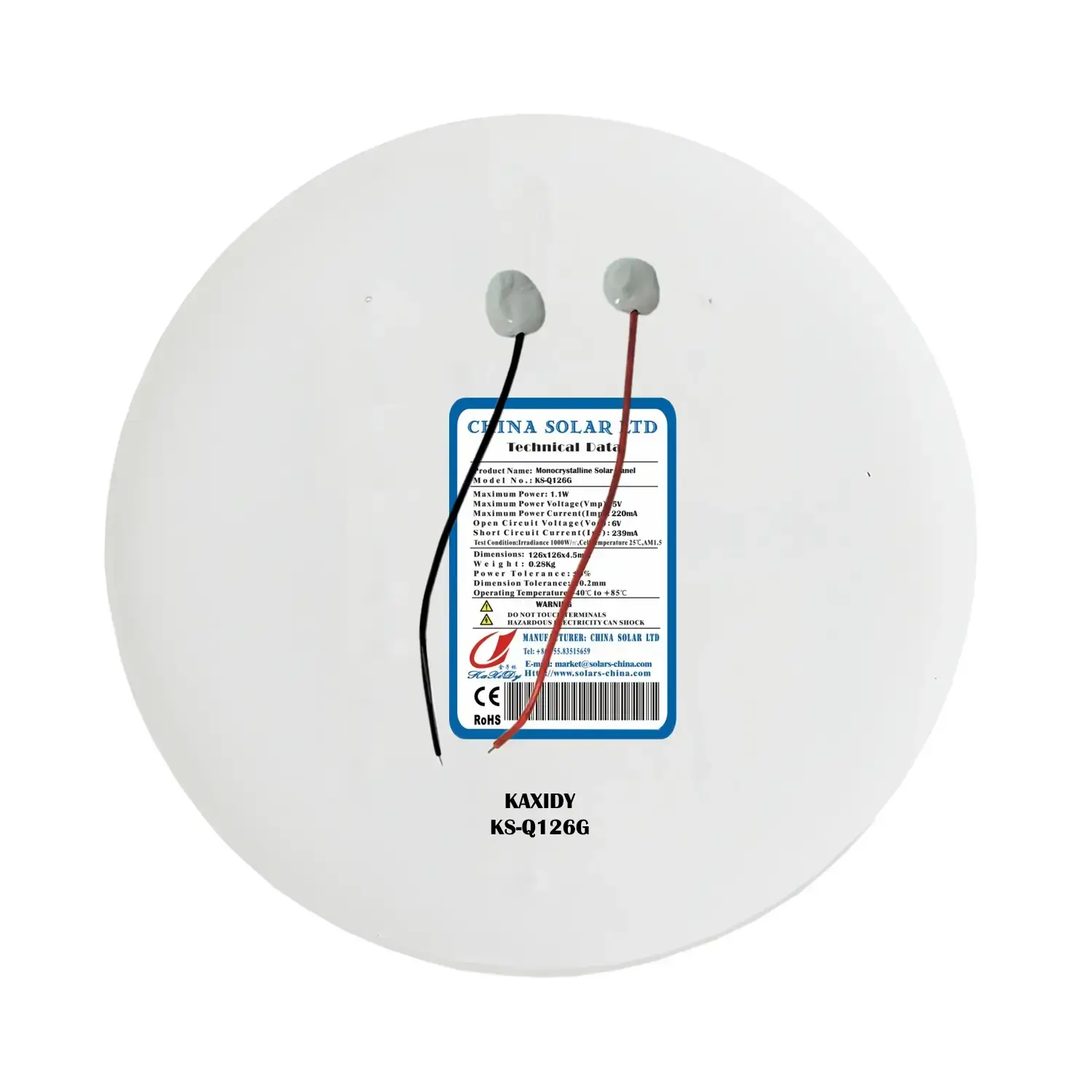 round solar panel 5.5V