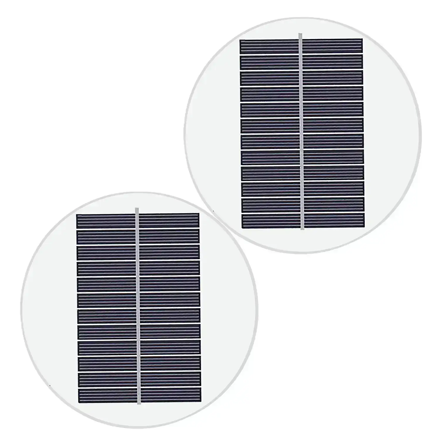 round solar panel for lights