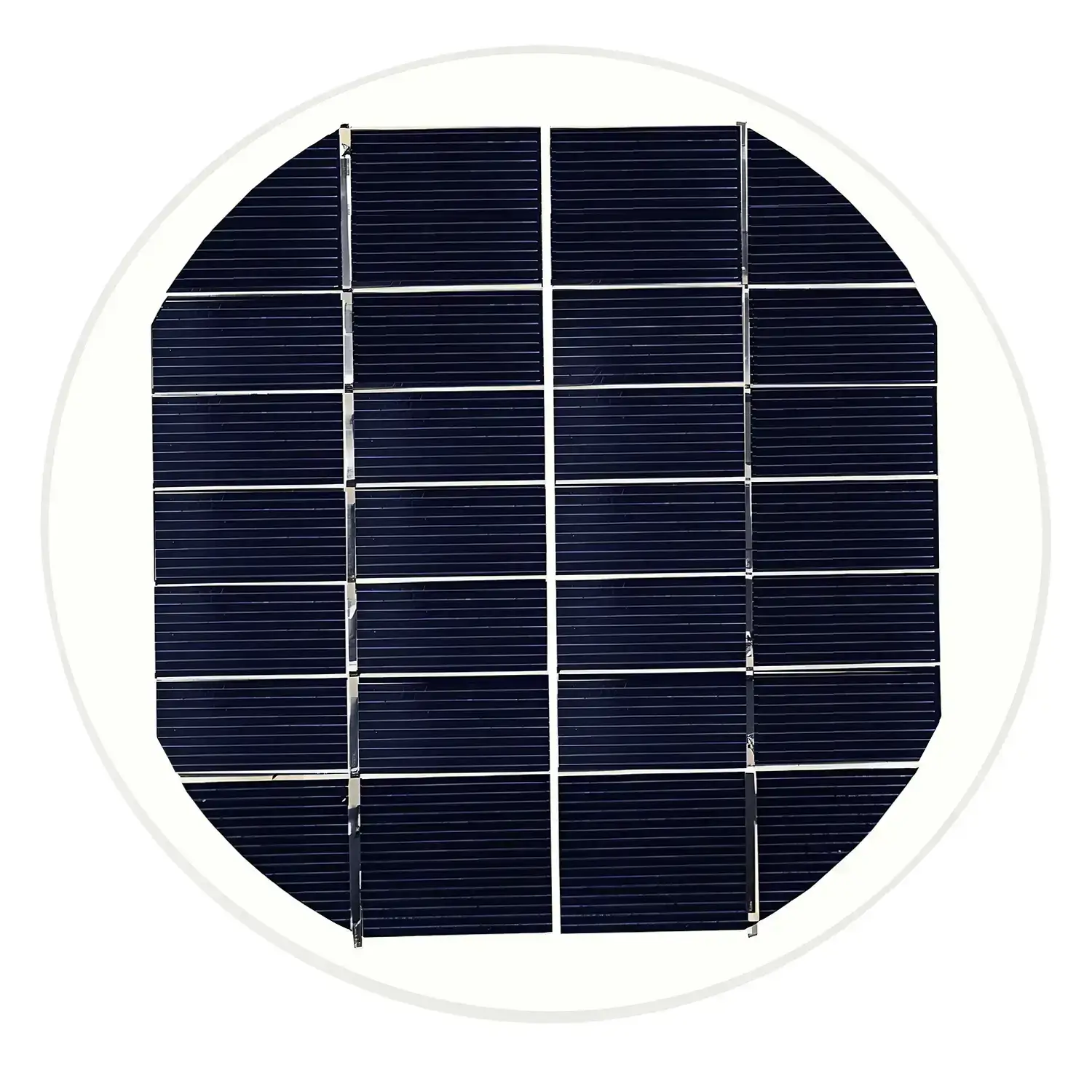 round solar panel