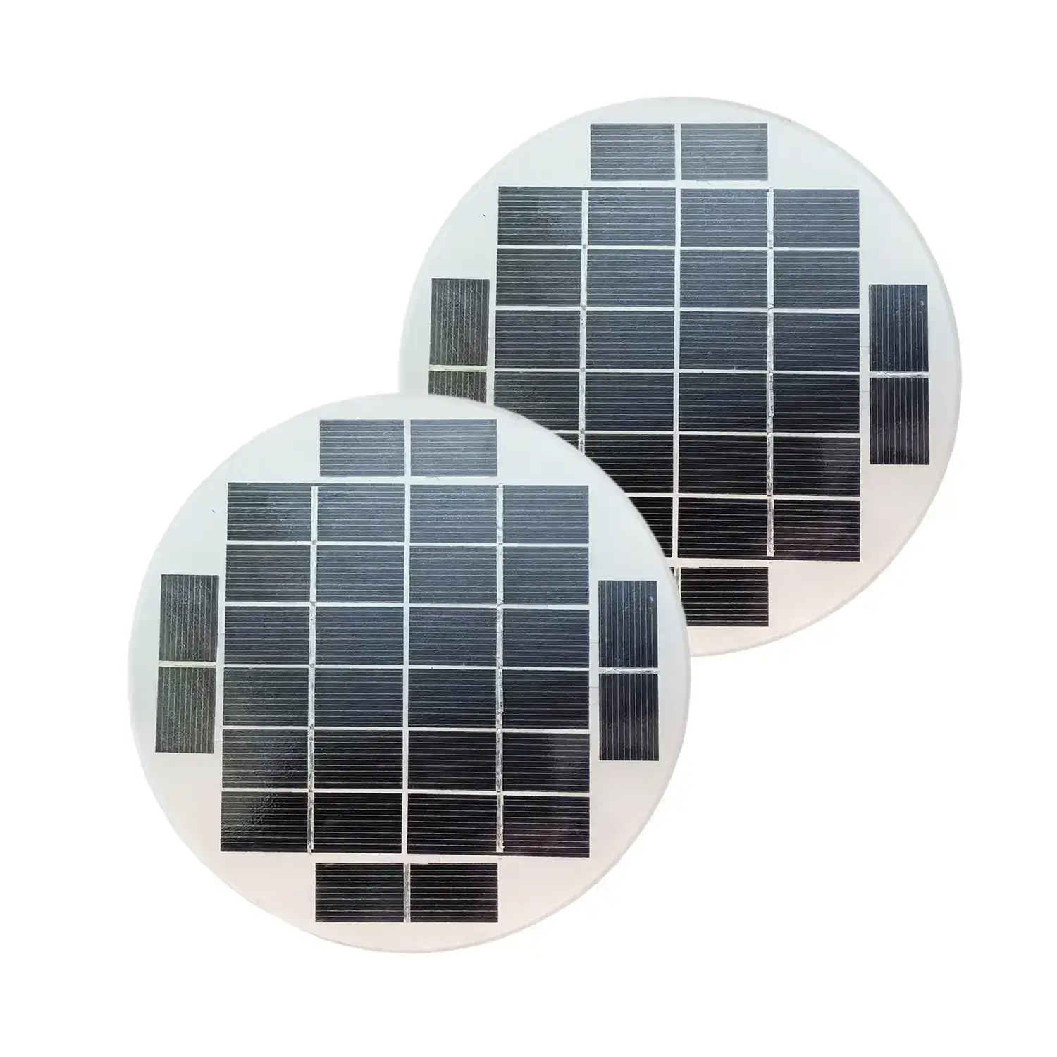 round solar panel for lights