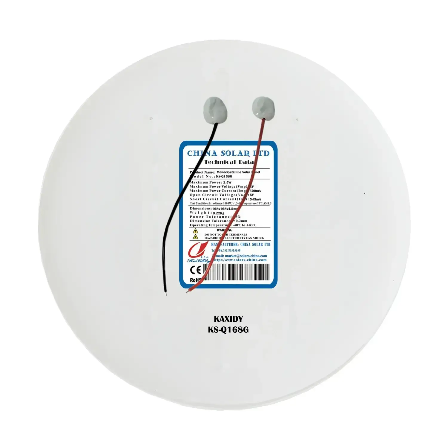 round solar panel 5V