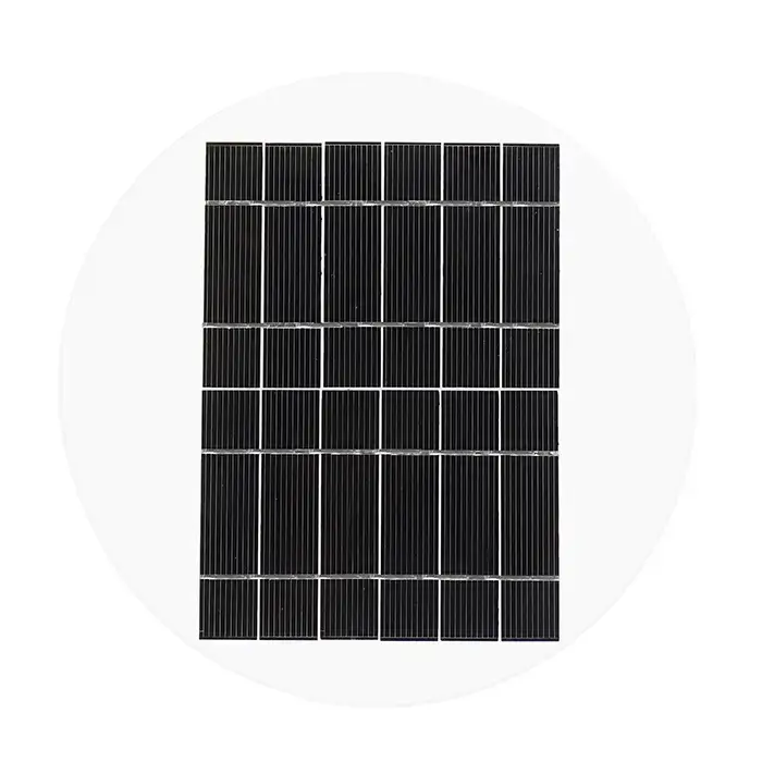 3W round solar panel