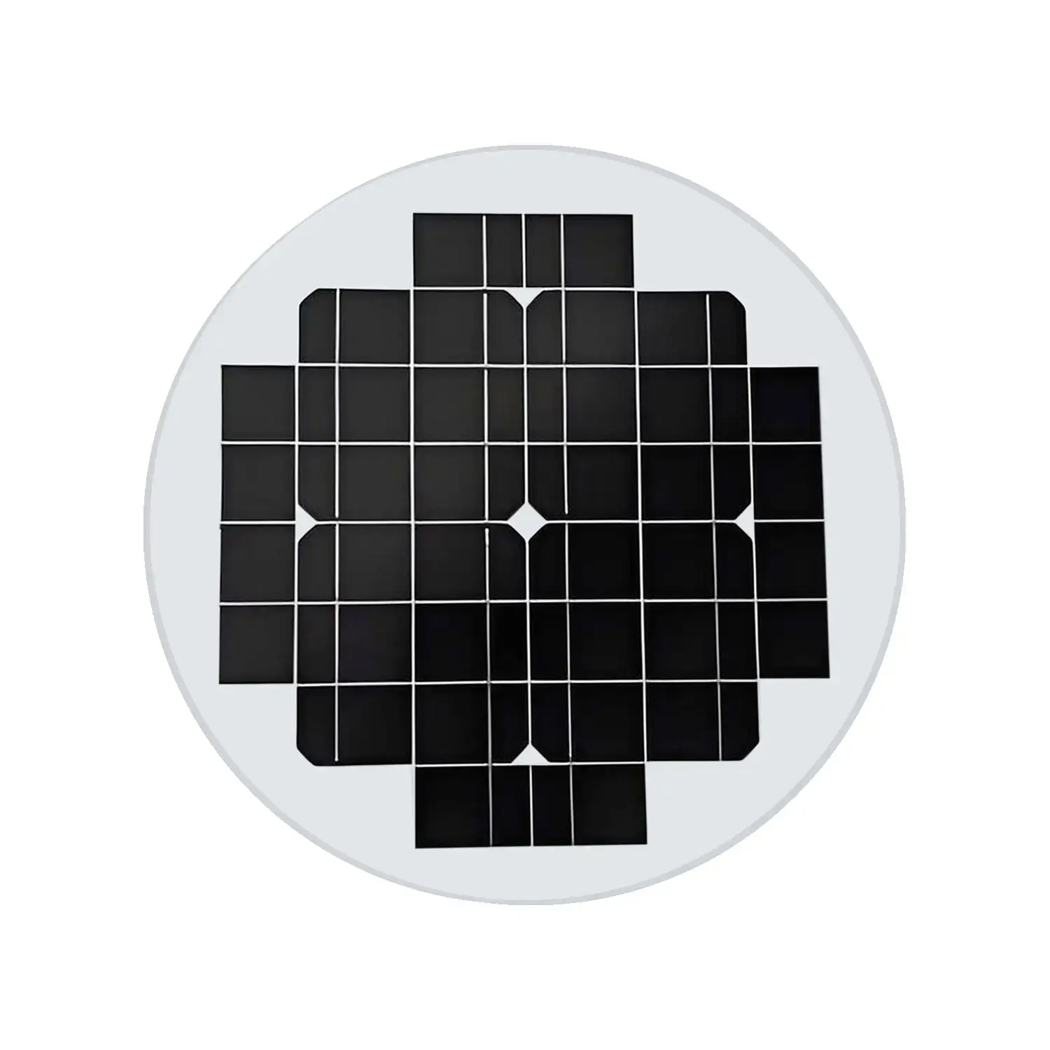 round solar panel for lights