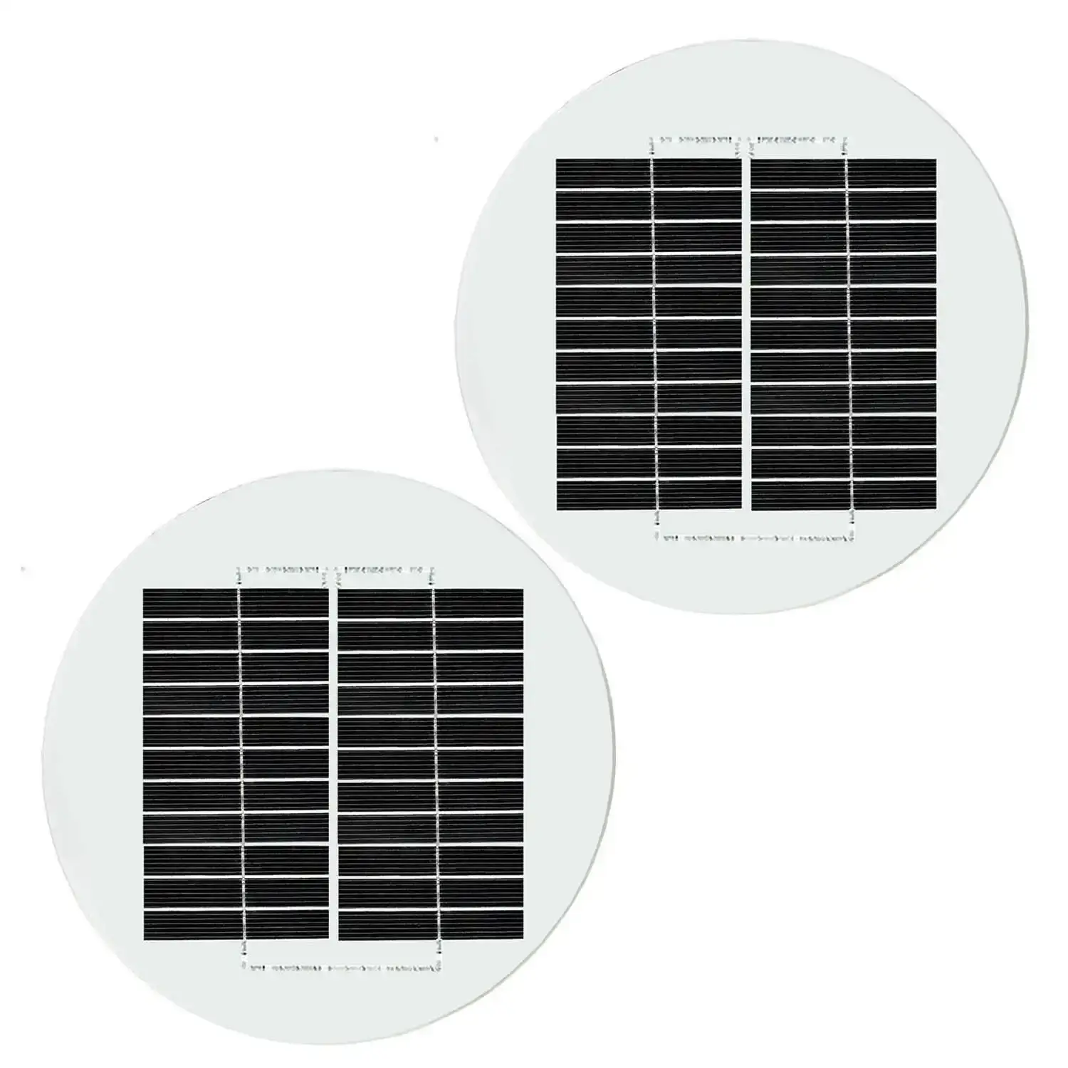 12V round solar panel for lights