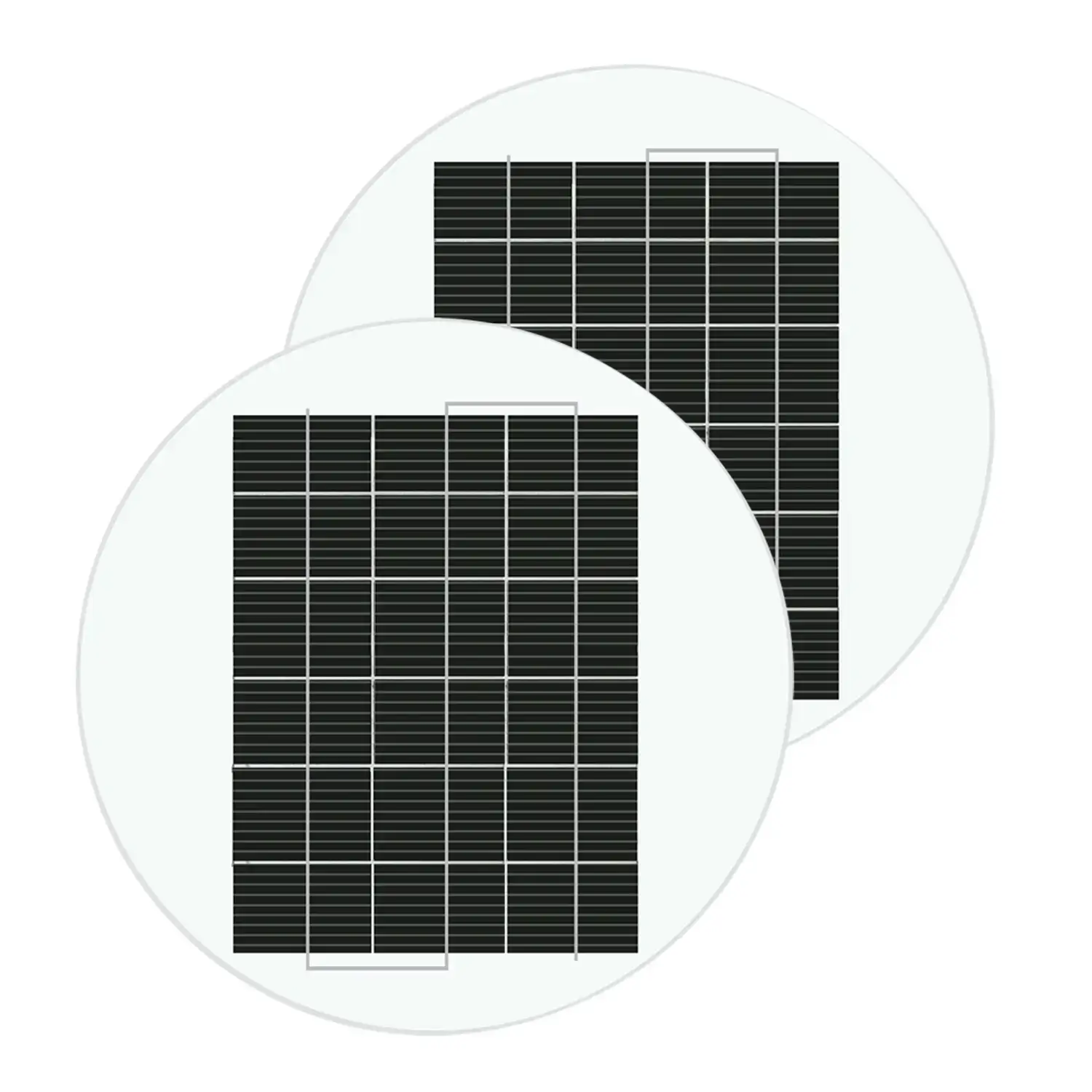 round solar panel 5W