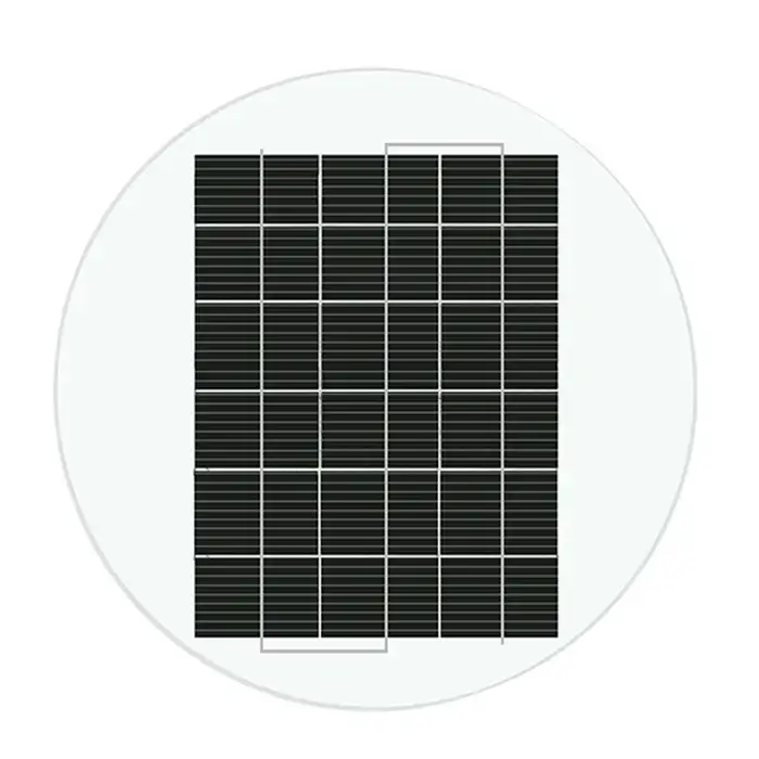 round solar panel 5W