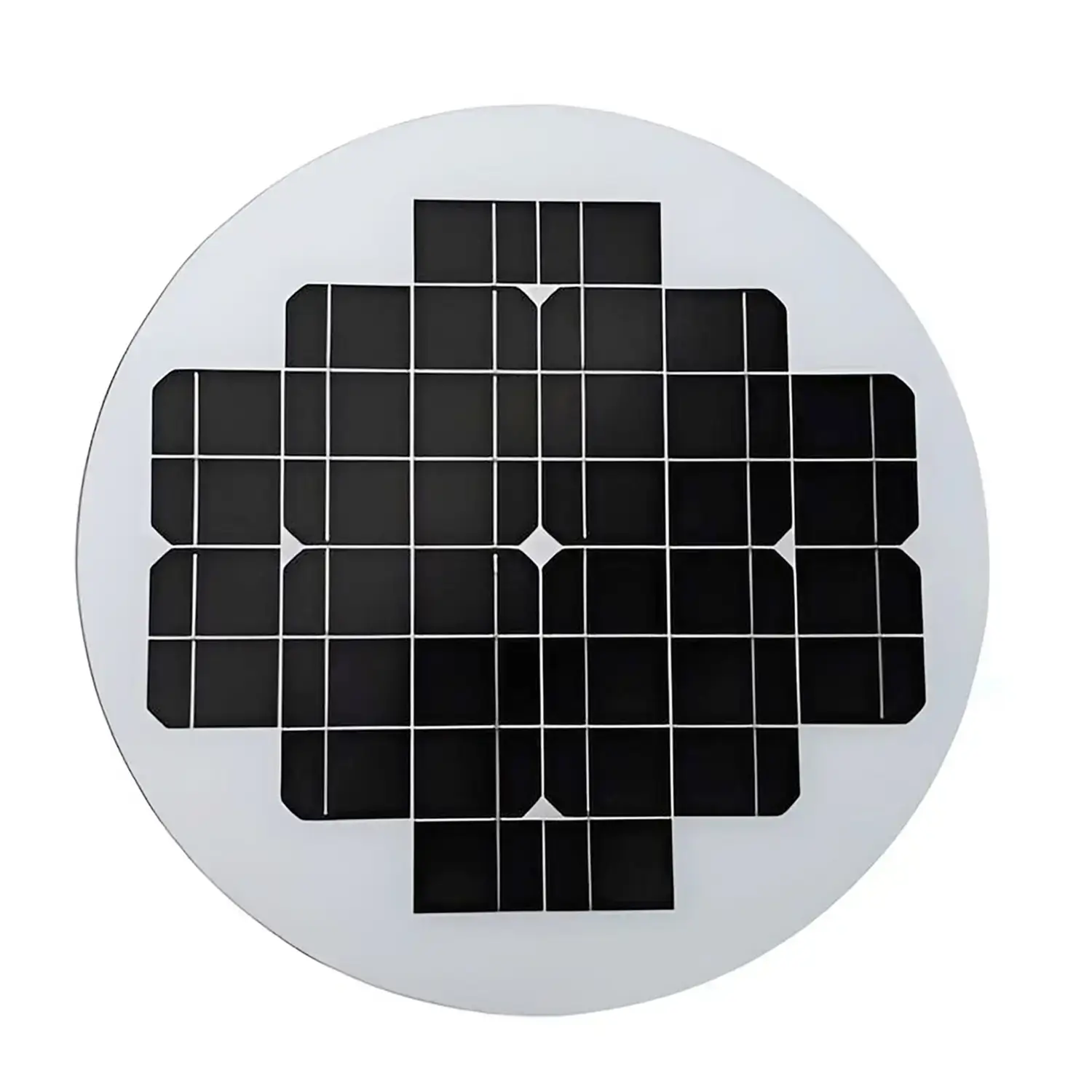 round solar panel for lights