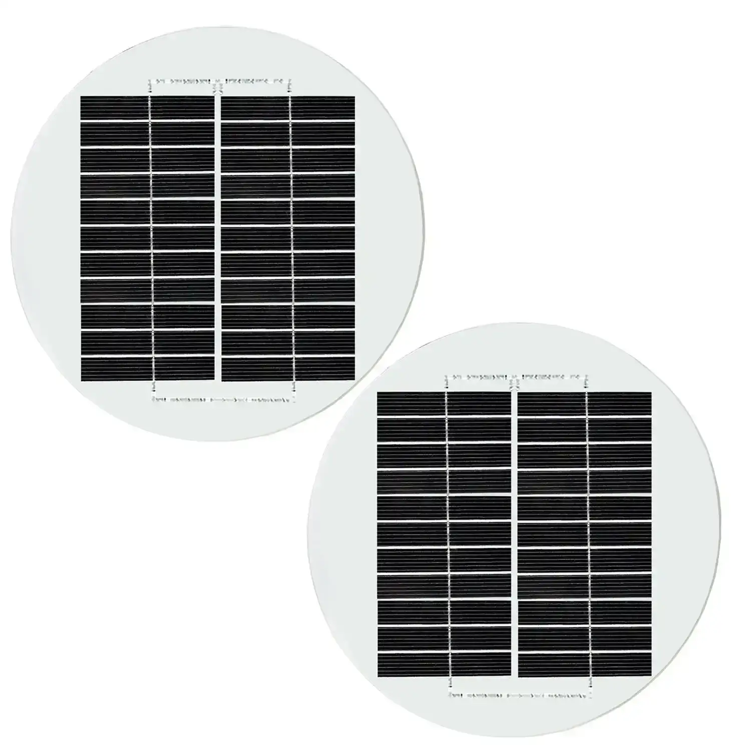 10W round solar panel for lights