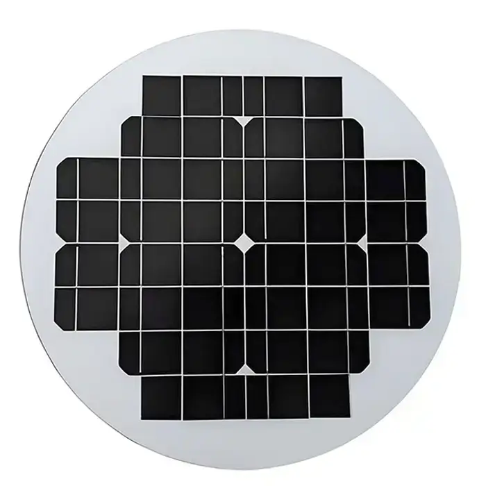 35W round solar panel