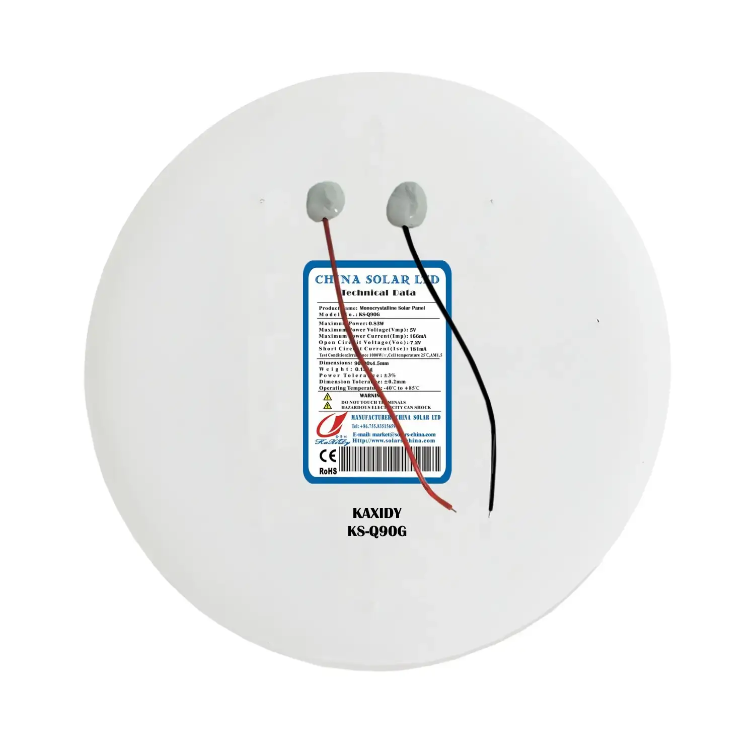 round solar panel 5.5V