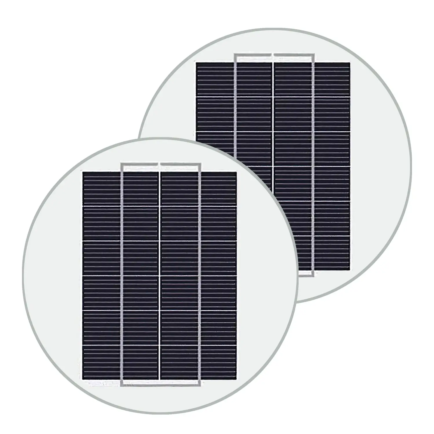 round solar panel for lights